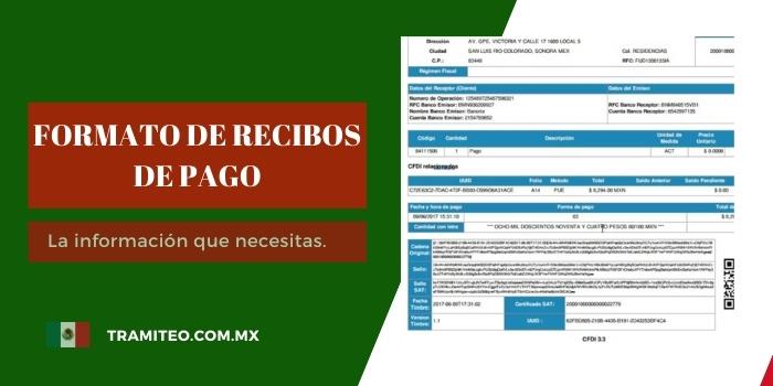 formatos de recibo de pago