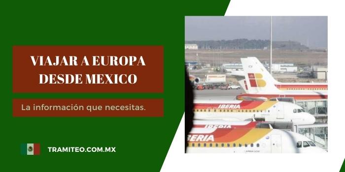 viajar a europa desde mexico